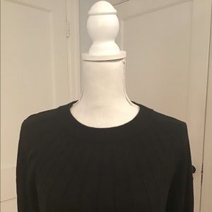 LOFT Bell Sleeve Crewneck Sweater